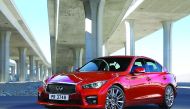 The newly launched  2017 Infiniti Q50 sports sedan.