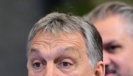 Hungarian Prime Minister Viktor Orban leaves at the end of an European Union leaders summit on October 21, 2016 at the European Council, in Brussels. (AFP / EMMANUEL DUNAND)