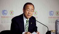 United Nations Secretary-General Ban Ki-moon speaks at the UN World Climate Change Conference 2016 (COP22) in Marrakech, Morocco, November 15, 2016. REUTERS/Youssef Boudlal