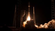An Atlas V rocket with NOAA's Geostationary Operational Environmental Satellite (GOES-R), lifts off at 6:42 p.m. EST at Space Launch Complex 41 at Cape Canaveral Air Force Station in Florida, U.S., November 19, 2016. Courtesy Tony Gray & Tim Terry/NASA
