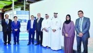 QDB and Doha Bank officials at the event. 