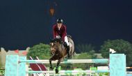 Action from last week's Show Jumping Championship at the Qatar Equestrian Federation's (QEF) Main Arena. 