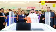 Mohamed Althaf, Director of Lulu Group International, and Abdulla Al Sada, Chairman, Al Dar Optics, Qatar, inaugurating the new branch of Al Dar Optics at the newly opened Lulu Hypermarket in Al Messila, Doha yesterday. Pic: Salim Matramkot / The Peninsul