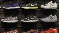 Nike shoes are seen in a shop in Rome, March 30, 2016 (REUTERS / Max Rossi) 