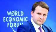 Maxim Oreshkin, Minister of Economic Development of Russia, attends the World Economic Forum (WEF) annual meeting in Davos, Switzerland.