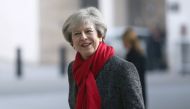 Britain's Prime Minister Theresa May arrives at the BBC's Broadcasting House in London, Britain January 22, 2017. REUTERS/Neil Hall