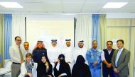 Officials posing for a photo at the workshop held at the Ministry of Education and Higher Education.