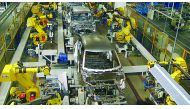 A file photo of Maruti Suzuki's assembly line located in Gurgaon, India. 