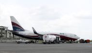A Boeing 737-7BD Arik Air aeroplane is seen parked on the tarmac at the local airport in Lagos November 2, 2012. REUTERS/Akintunde Akinleye
