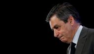 Francois Fillon, a former French prime minister, member of The Republicans political party and 2017 presidential candidate of the French centre-right, attends a political rally in Chasseneuil-du-Poitou near Poitiers, France February 9, 2017. REUTERS/Steph