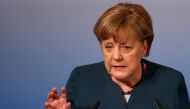 German Chancellor Angela Merkel delivers her speech during the 53rd Munich Security Conference in Munich, Germany, February 18, 2017. REUTERS/Michael Dalder