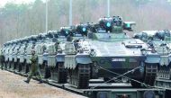 Armoured vehicles of the type 