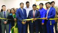 Shamsudheen Olakara (third left), Chairman of Quality Group International, inaugurating Quality International Exim Limited in Guangzhou, Republic of China.
