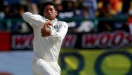 India's Kuldeep Yadav bowls. REUTERS/Adnan Abidi