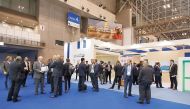 Qatar Petroleum pavilion at the Gastech 2017 Conference and Exhibition in Tokyo.