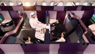 The unique and revolutionary Qsuite of Qatar Airways.