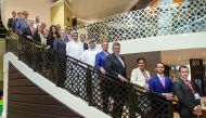 Katara Hospitality officials at the Arabian Travel Market in Dubai.