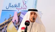 HE Minister of Administrative Development, Labor and Social Affairs Dr. Issa bin Saad Al Jafali Al Nuaimi. Salim Matramkot © The Peninsula