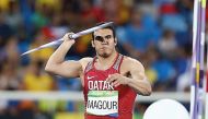 Qatar’s javelin thrower Ahmed Budair.