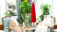 Emir H H Sheikh Tamim bin Hamad Al Thani met with Secretary-General of the Gulf Cooperation Council (GCC), Dr Abdullatif bin Rashid Al Zayani, at the Emiri Diwan yesterday. The meeting reviewed a number of issues related to the promotion of joint GCC acti
