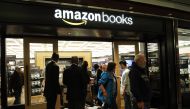 People enter the newly opened Amazon Books on May 25, 2017 in New York City. Spencer Platt/Getty Images/AFP