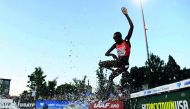 Celliphine Chespol of Kenya in action at the 43rd Prefontaine Classic at Hayward Field on Friday. The Kenyan won the women's steeplechase wit a timing of 8:58.78.