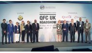 Qatar Financial Centre (QFC) officials and Corporate leaders of  UK firms during the roadshow in Manchester, UK.