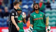 Bangladesh's Mohammad Mahmudullah celebrates winning a match. (Reuters / Andrew Couldridge Livepic)