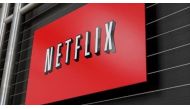 The Netflix company logo is seen at Netflix headquarters in Los Gatos CA (AFP) 