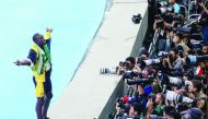 Usain Bolt of Jamaica celebrates victory after the Men’s 4 x 100m Relay Final of the Rio 2016 Olympic Games at the Olympic Stadium in Rio de Janeiro, Brazil, in this file photo.