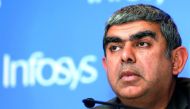 Infosys chief executive Vishal Sikka attends a news conference in Mumbai, India, February 13, 2017. Reuters/Danish Siddiqui