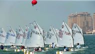 Sailors in action during the Qatar International Regatta in Doha in this file photo.