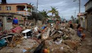 View of damages after the passage of Hurricane Irma, in Cojimar neighborhood in Havana, on September 10, 2017. / AFP.