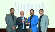 Officials of Malabar Gold & Diamonds with the prestigious ‘Superbrand’ award. 