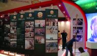 One of the stalls at the Katara International Hunting and Falcon Exhibition ‘S’hail 2017’ which opens today.