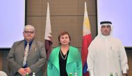 Adel Saadeh (left), MSI Managing Director and Special Advisor to PEZA Director General for the Middle East; Bgen Charito B Plaza, Director General of PEZA; and Ahmed Khamis Al Abdullah, Chairman of Management Solutions Consultancy, during Qatar-Philippine