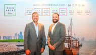 The team behind AllandAbout.com, a new digital community platform, poses for a photograph. 