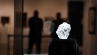 1109-carat rough Lesedi La Rona diamond at Sothebys on May 4, 2016 in New York (Spencer Platt / Getty Images / AFP) 