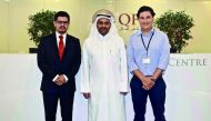 Yousuf Mohamed Al Jaida (centre), QFC Authority Chief Executive Officer with Mexican officials.
