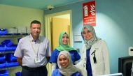 Sidra pharmacy staff at the opening of the new pharmacies at its Outpatient Clinic.