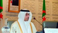 NHRC Chairman Dr Ali bin Sumaikh Al Marri at the General Assembly of the Arab Network for National Human Rights Institutions in Algiers, yesterday.