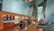The gym at the Vitality Spa at Hamad International Airport