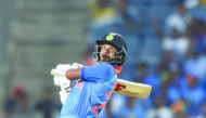 India's Shikhar Dhawan plays a shot. Reuters/Amit Dave