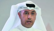 Minister of Administrative Development, Labour and Social Affairs H E Dr Issa bin Saad Al Jafali Al Nuaimi during the occasion yesterday.  Pic: Baher Amin / The Peninsula