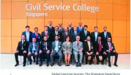 The participants at the Singapore trip.