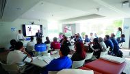 Participants during the seminar organised by Aspetar. 
