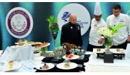 Live kitchen demo at the Hospitality Qatar held at DECC yesterday. Pics: Kammutty V P / The Peninsula