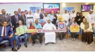 Second monthly winners of Commercial Bank’s ‘Save & Win Campaign’ along with the bank officials at Commercial Bank’s Villagio branch.
