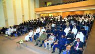 Participants at the seminar organised by the Police College at the Officers Club of the General Directorate of Civil Defence, yesterday.