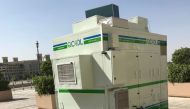 A view of the first Qatari patent smart air conditioning system ‘QCOOL’. 